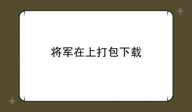 将军在上打包下载