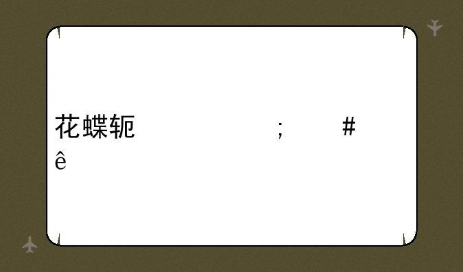 花蝶软件怎么没了