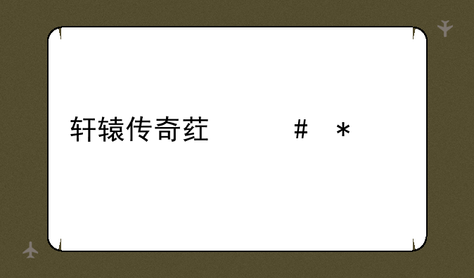 轩辕传奇药师技能