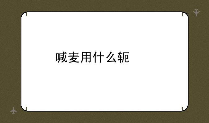 喊麦用什么软件