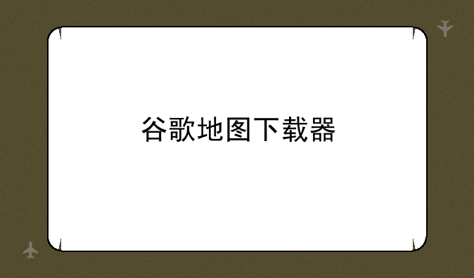 谷歌地图下载器