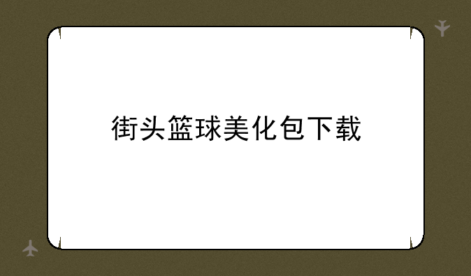 街头篮球美化包下载