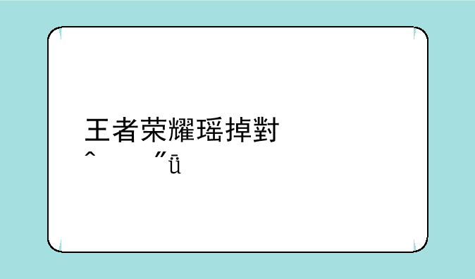 王者荣耀瑶掉小内无爱心