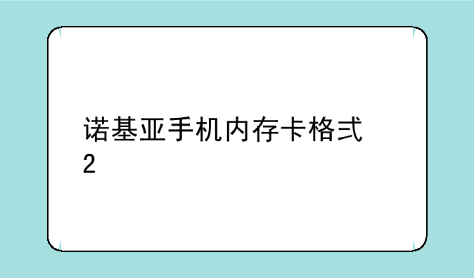 诺基亚手机内存卡格式化