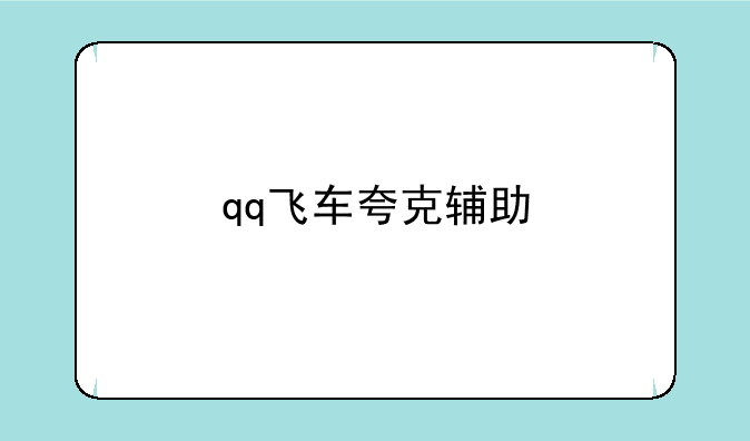 qq飞车夸克辅助
