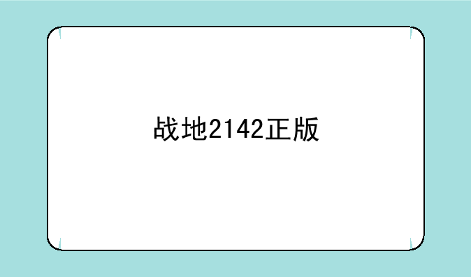 战地2142正版